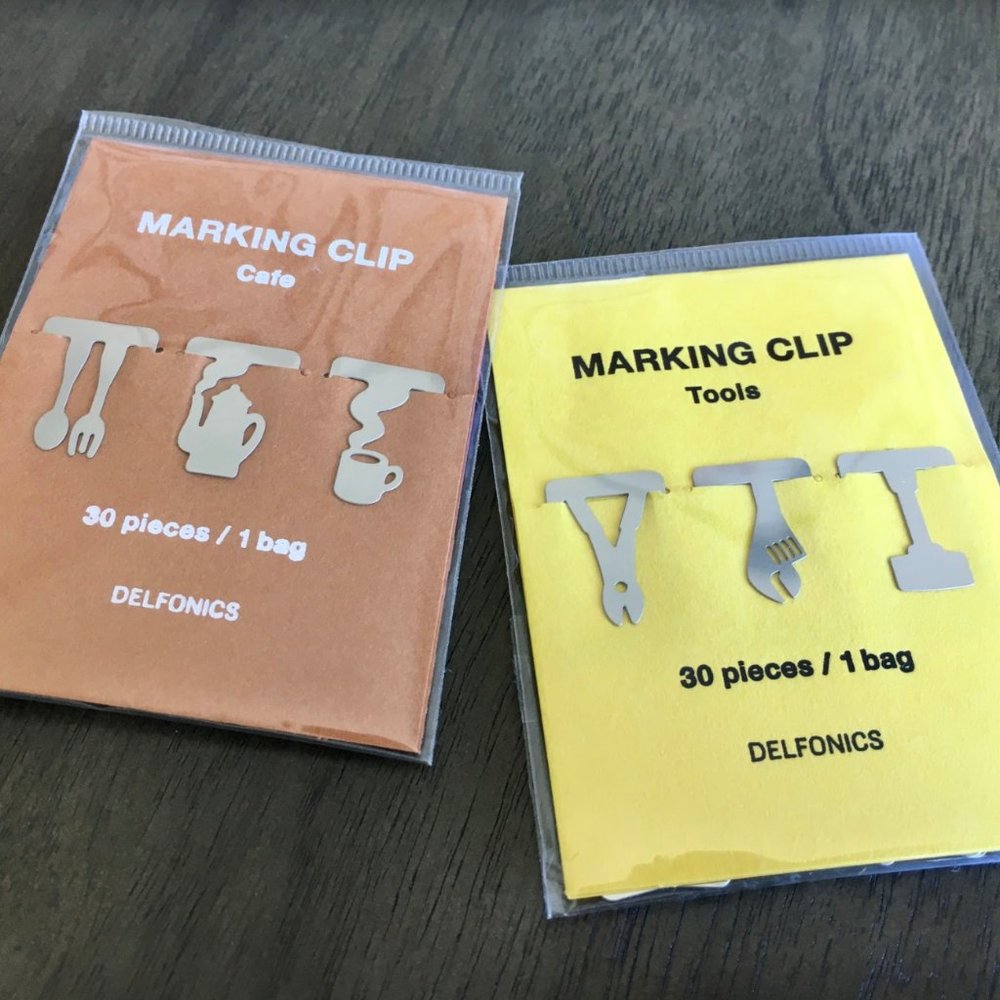 NEW Japan Paper Clip Sets - Cafe&Tools